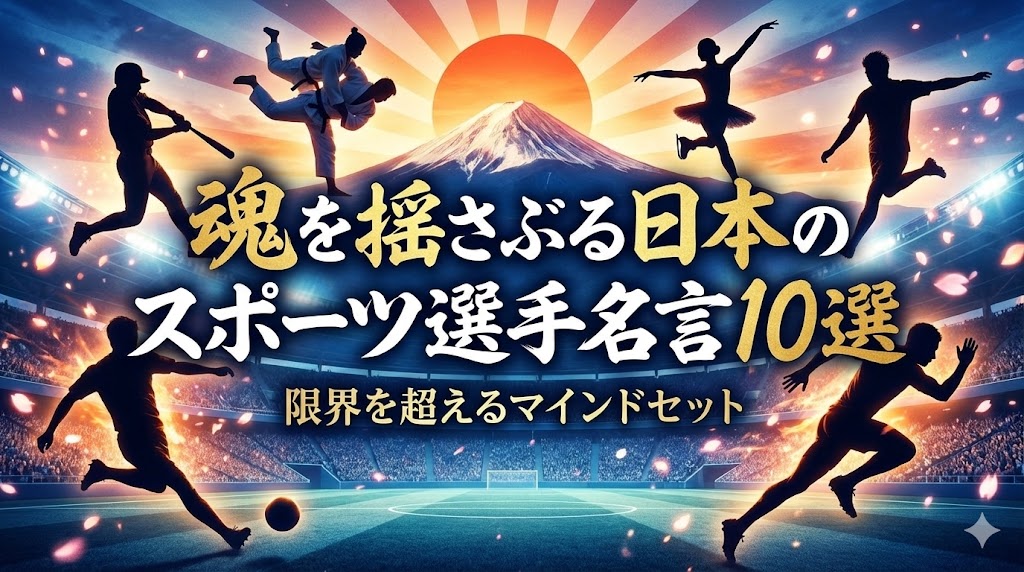 日本のスポーツ選手の名言10選