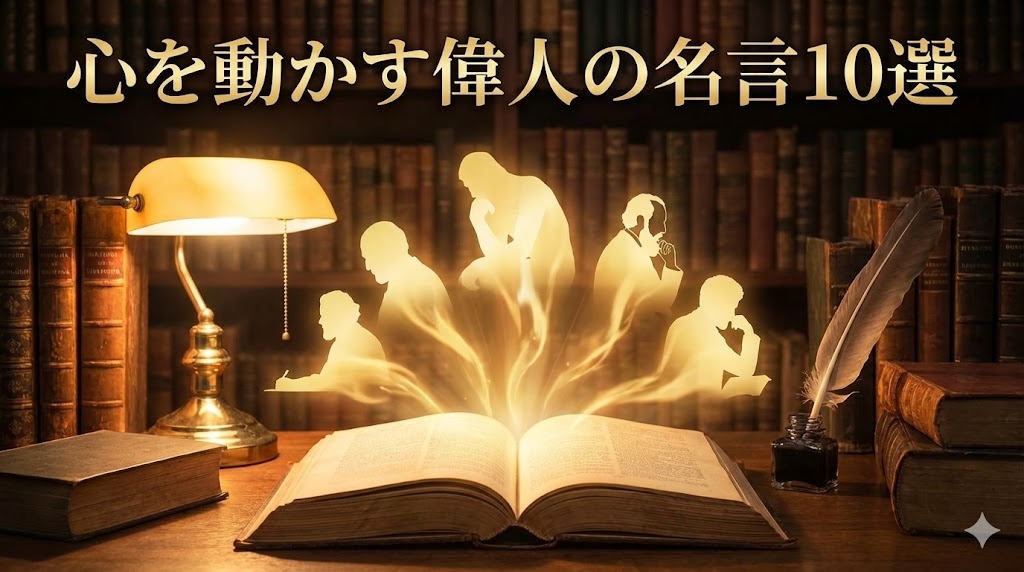 偉人の名言10選