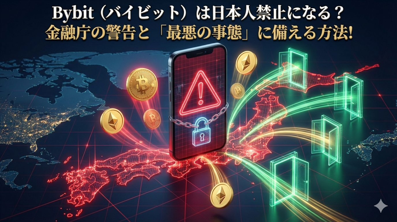 バイビットは日本人禁止になる？おすすめの乗り換え先をご紹介！